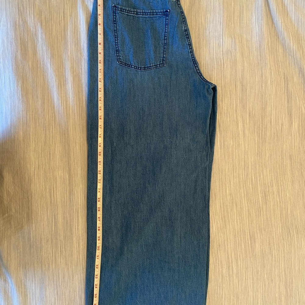 Old Navy Women’s Drapey Drawcord Wide Leg jeans. - Picture 7 of 11